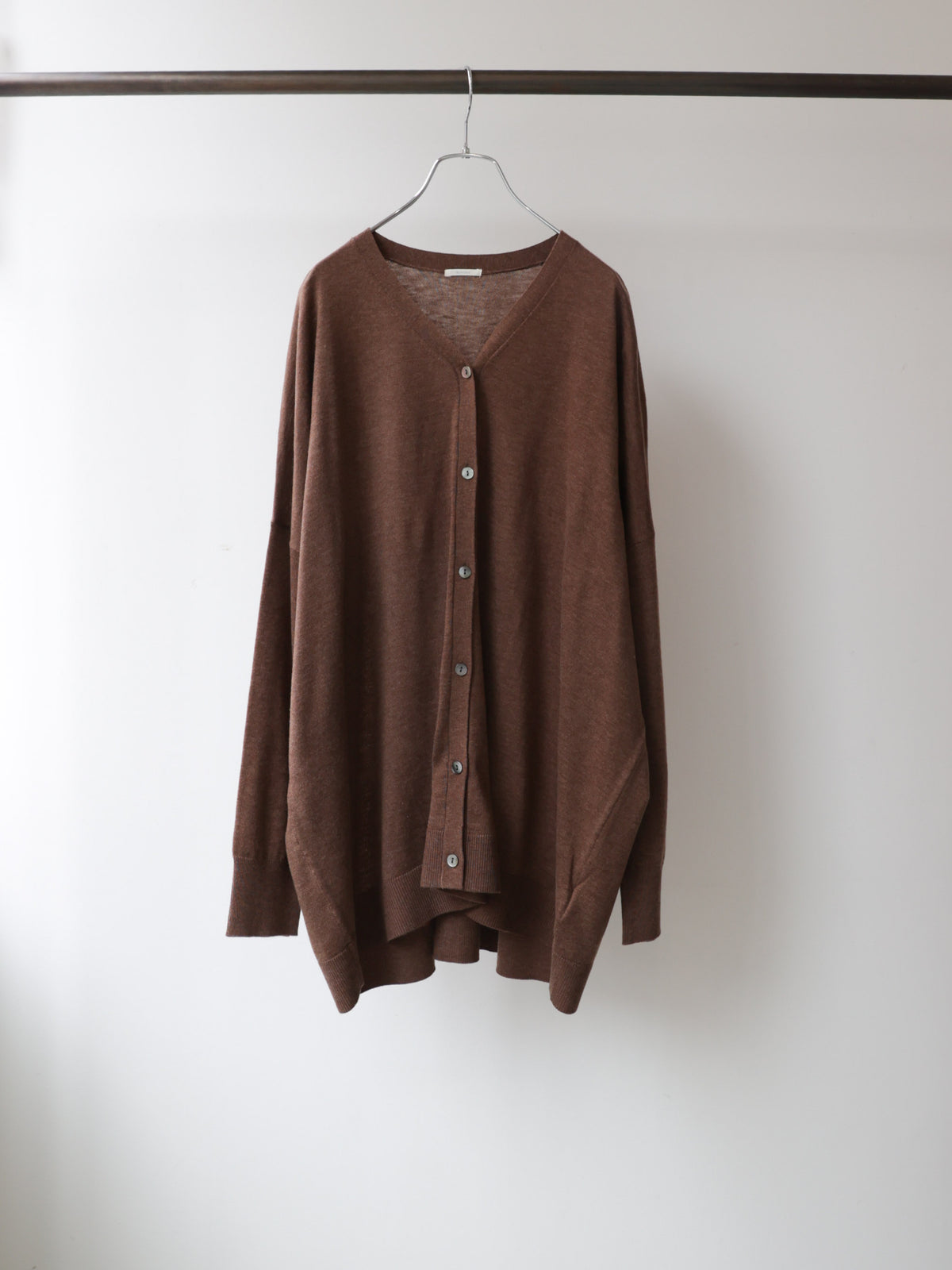 3-720300 wide knit cardigan
