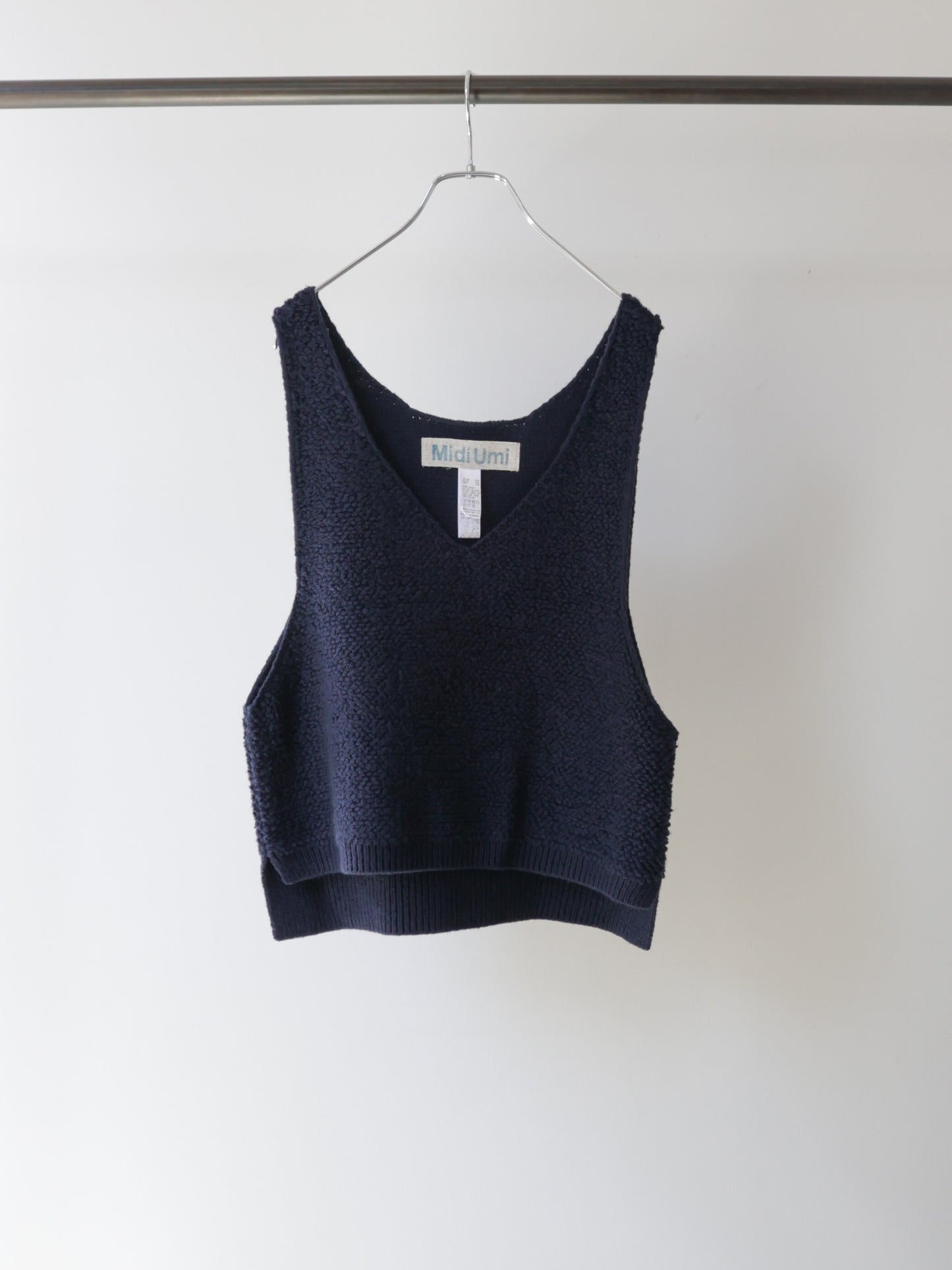 3-72994763 pile boa knit vest