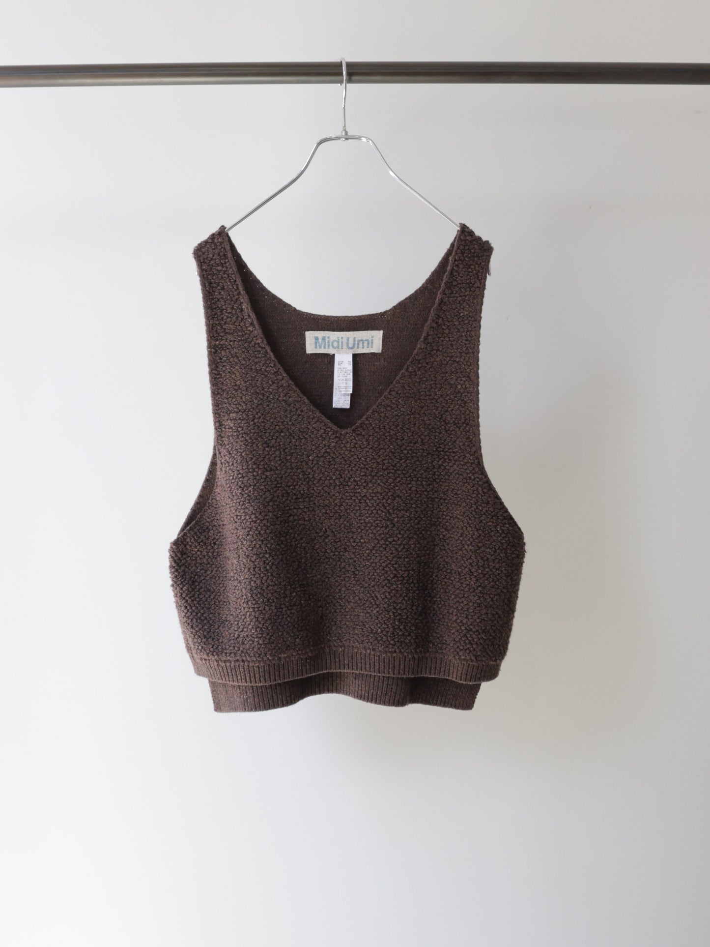 3-72994763 pile boa knit vest
