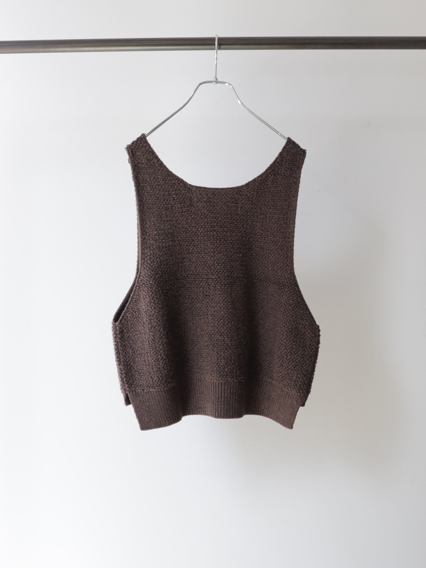 3-72994763 pile boa knit vest