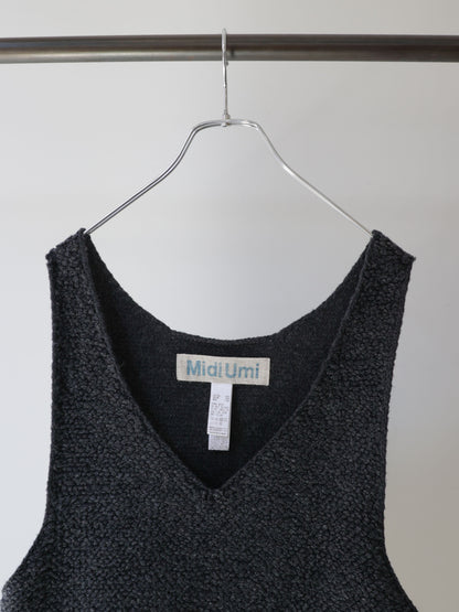3-72994763 pile boa knit vest
