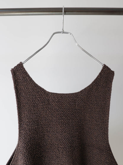 3-72994763 pile boa knit vest