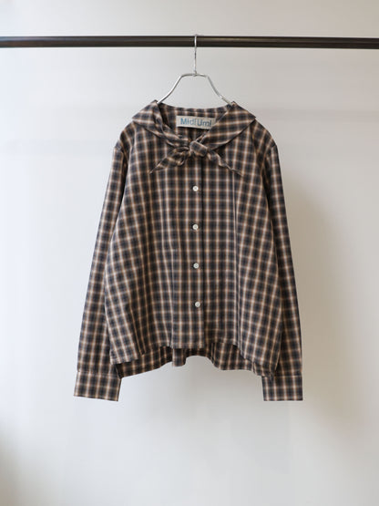 3-730237 scarf like short shirt