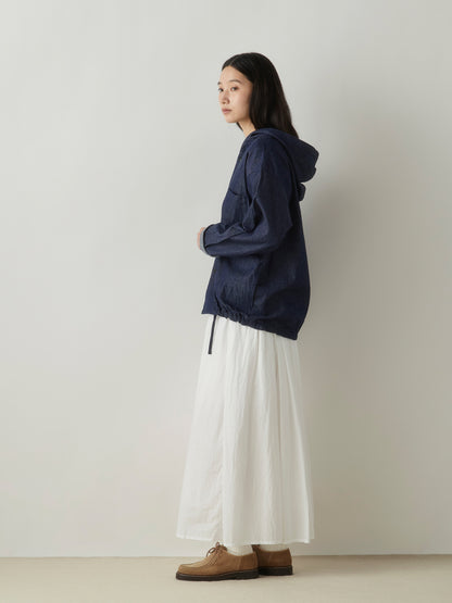 3-730276 denim hooded  shirt