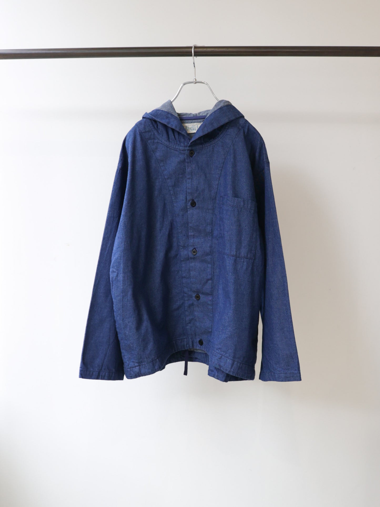 3-730276 denim hooded  shirt
