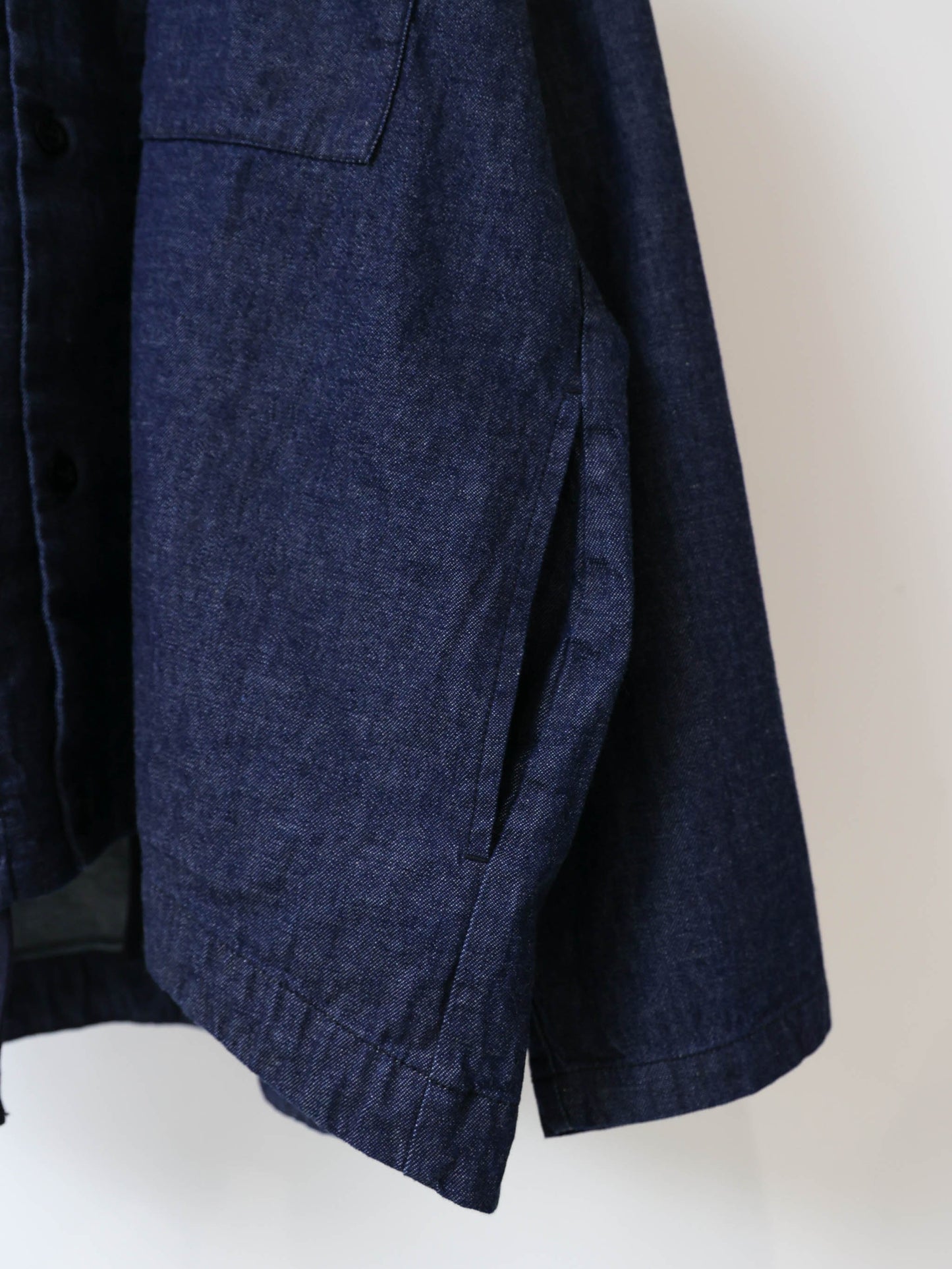 3-730276 denim hooded  shirt