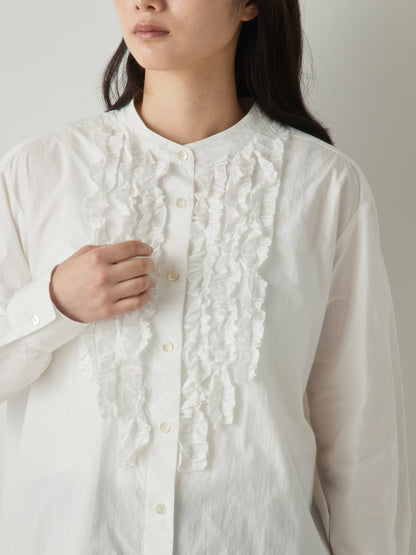 3-730287 front frill shirt