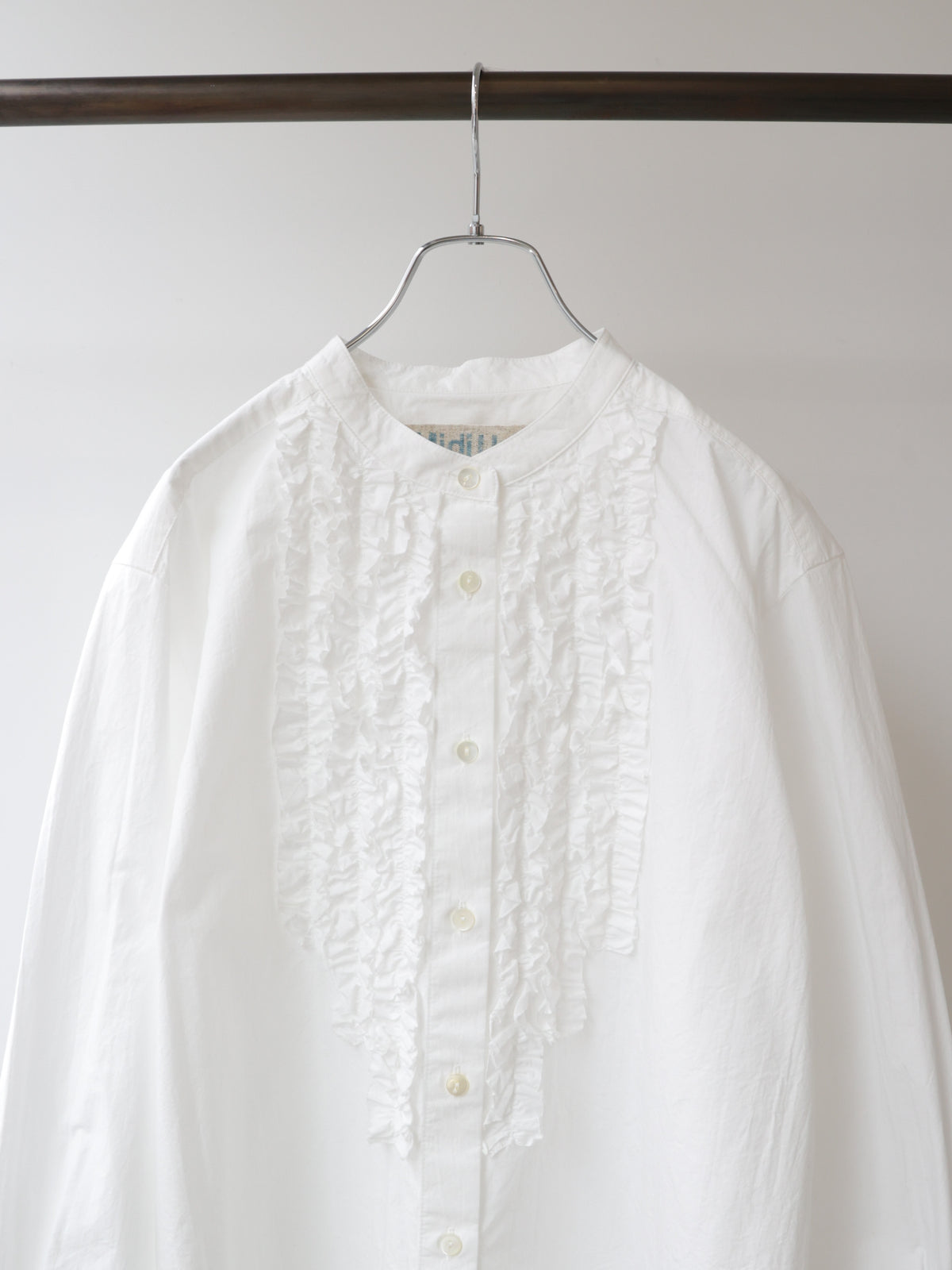 3-730287 front frill shirt