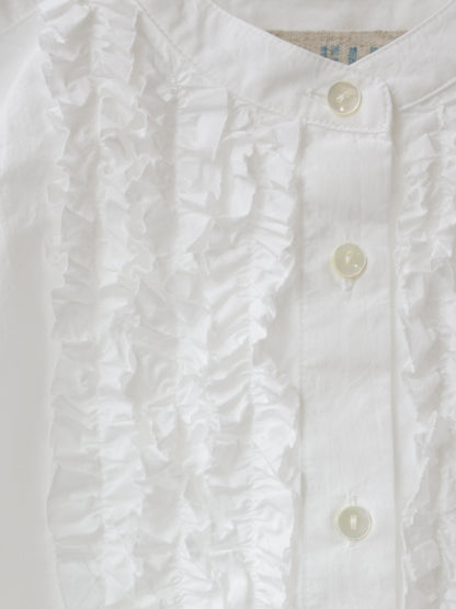 3-730287 front frill shirt