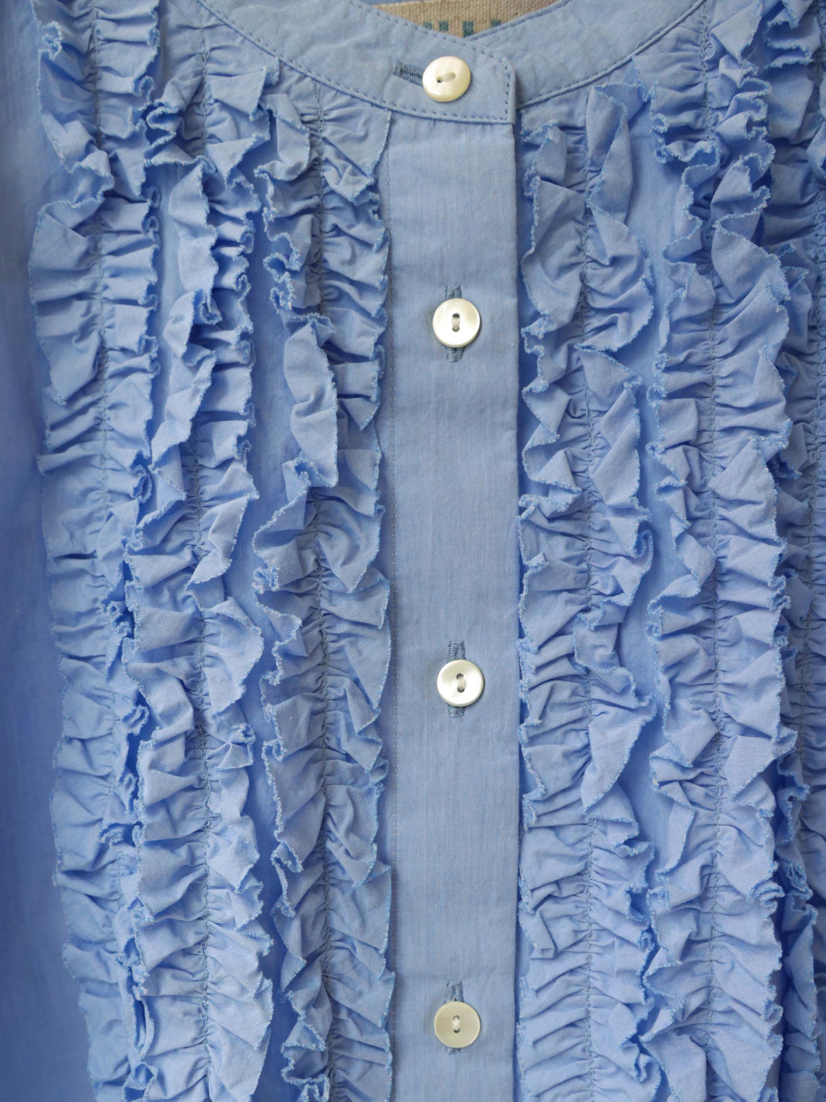 3-730287 front frill shirt