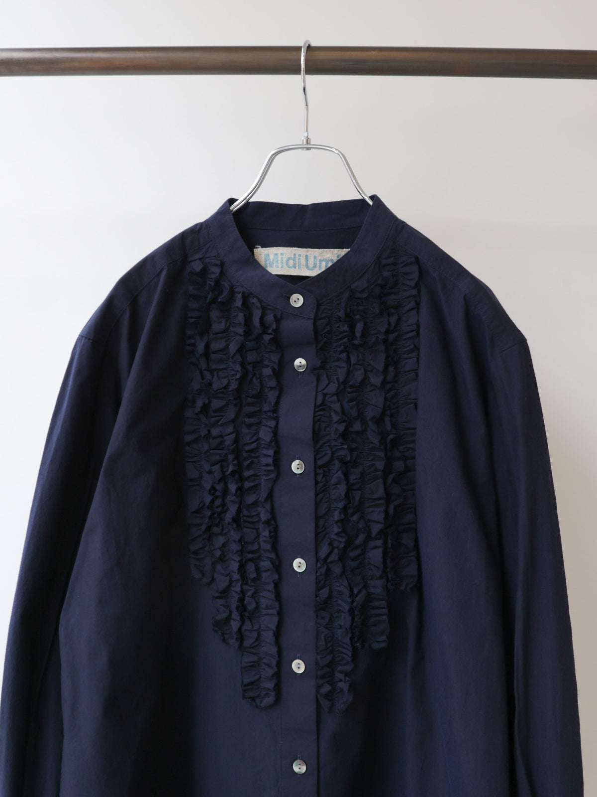 3-730287 front frill shirt
