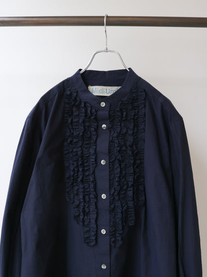 3-730287 front frill shirt