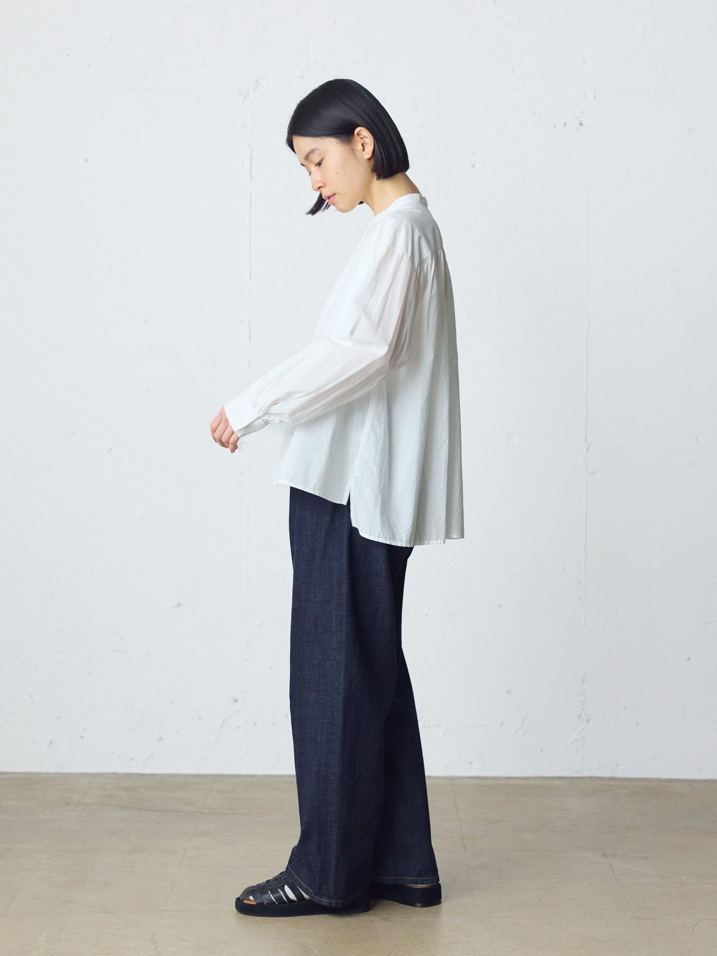 gathered wide shirt
