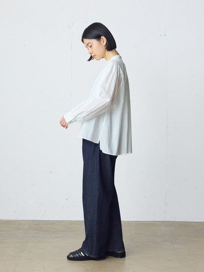 gathered wide shirt