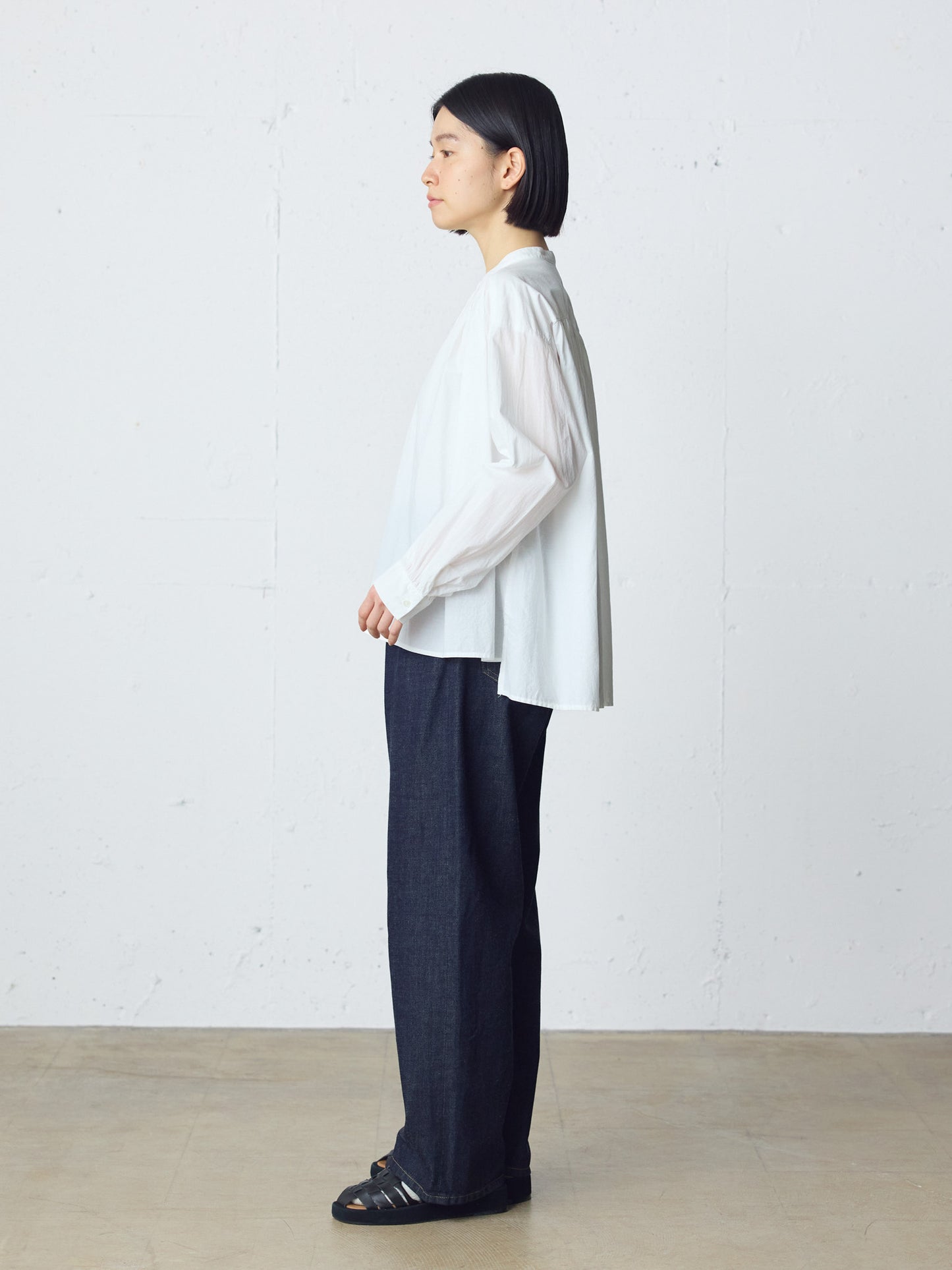 gathered wide shirt