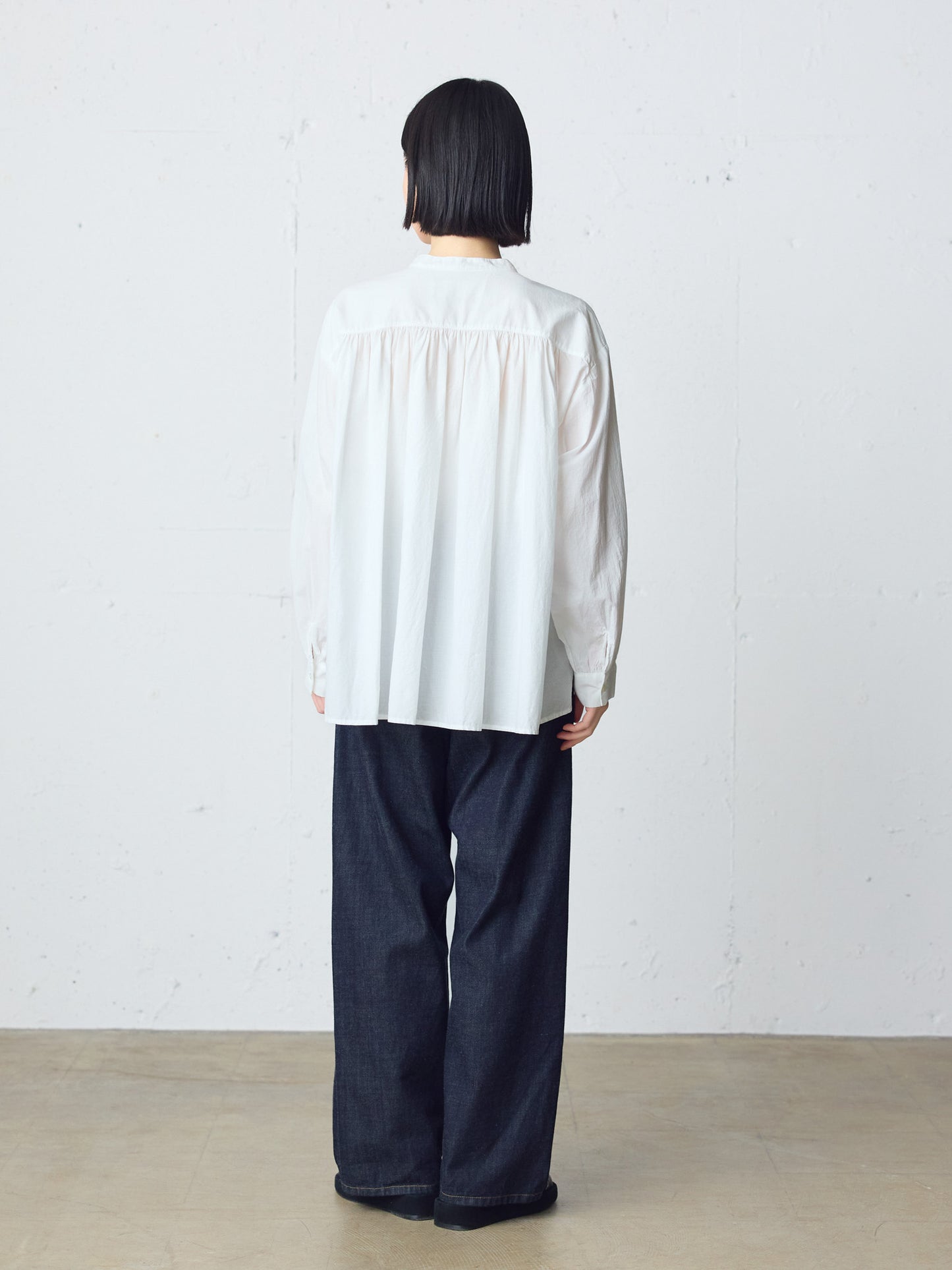 gathered wide shirt