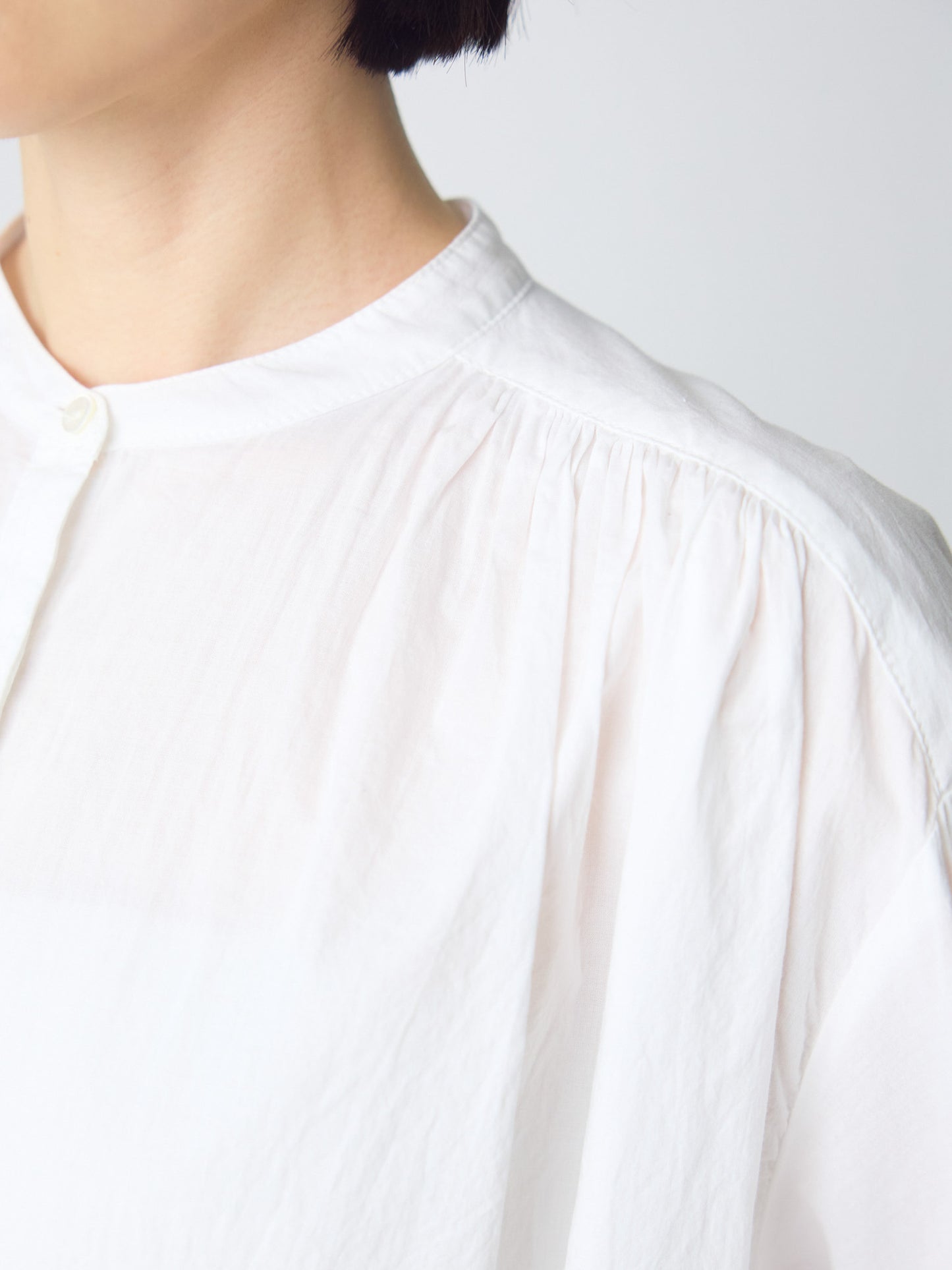 gathered wide shirt