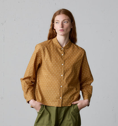 dots dutch collar shirt