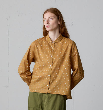 dots dutch collar shirt