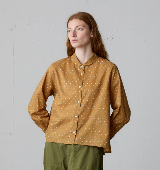 dots dutch collar shirt
