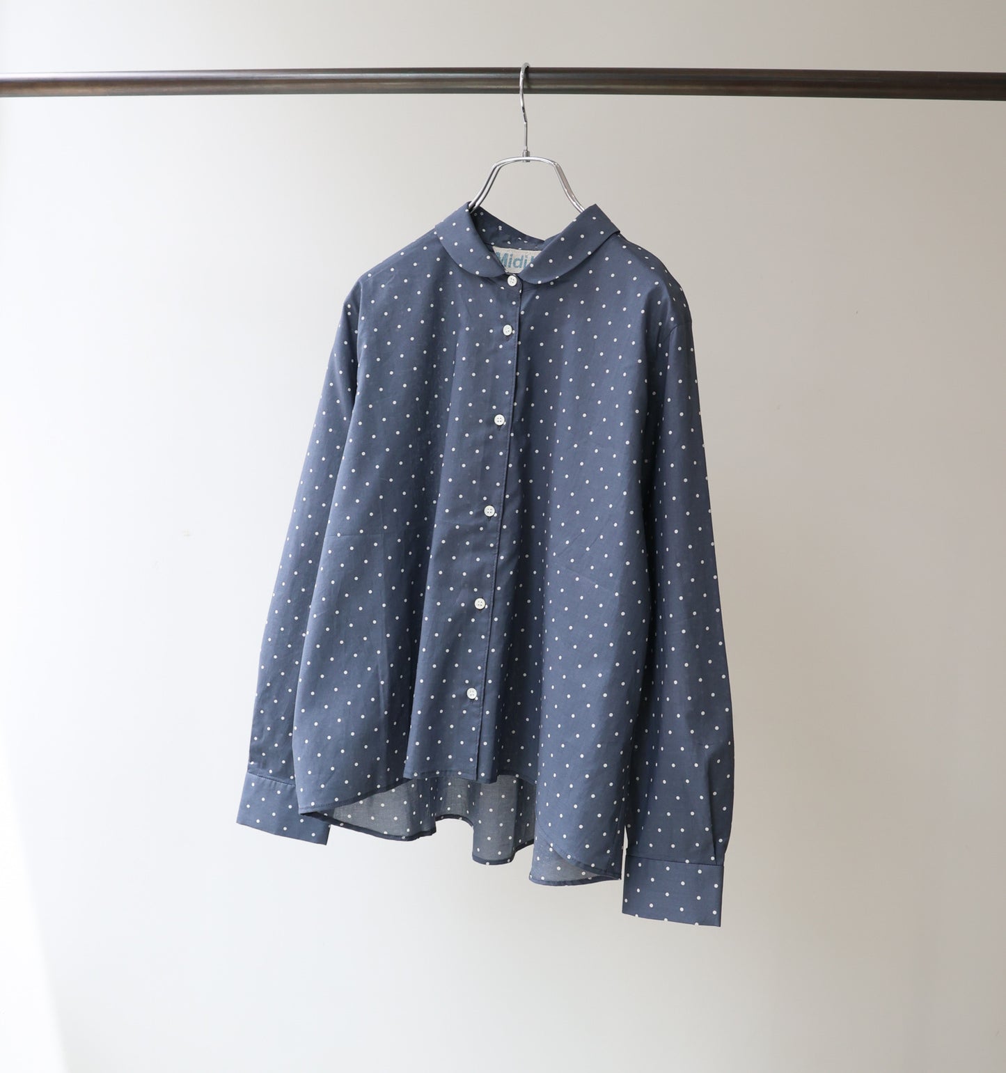 dots dutch collar shirt