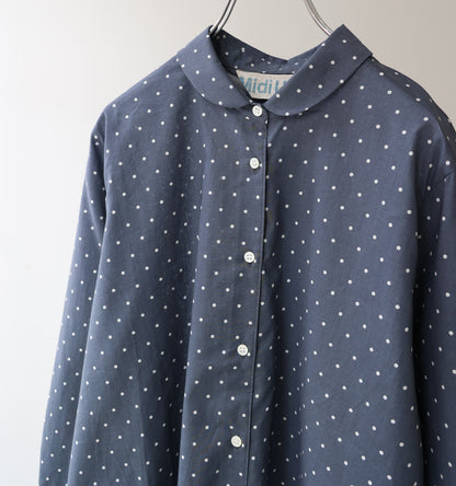 dots dutch collar shirt
