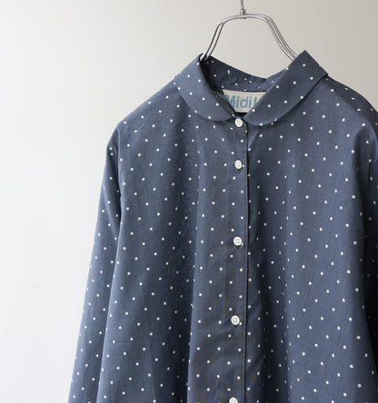 dots dutch collar shirt