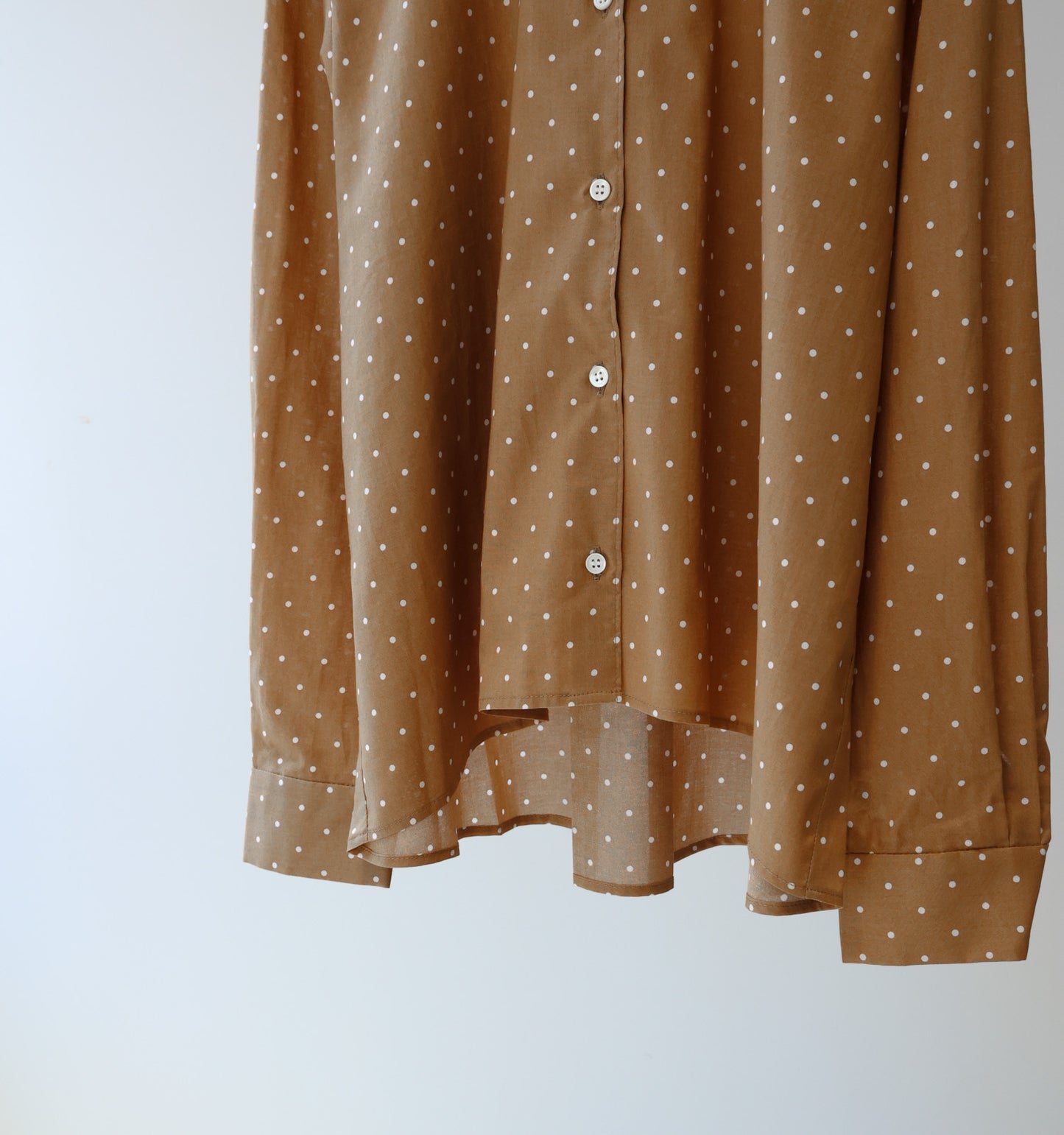 dots dutch collar shirt