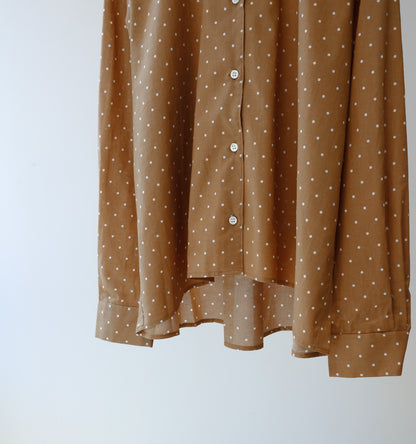 dots dutch collar shirt