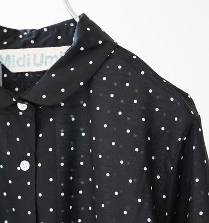 dots dutch collar shirt