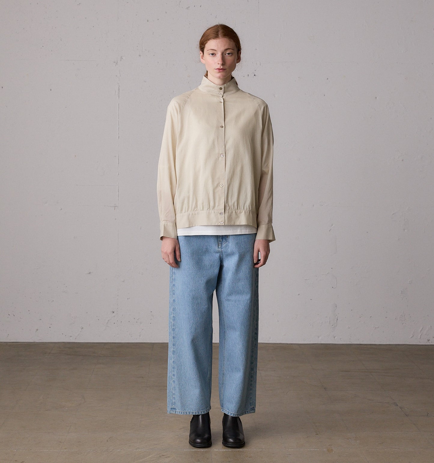 sheer swing top shirt