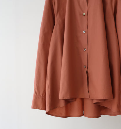 A line band collar shirt