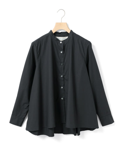 A line band collar shirt