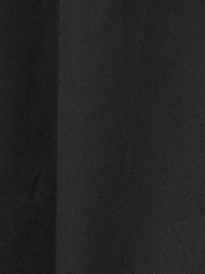 A line band collar shirt