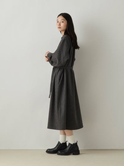 3-750260 stand collar coat one-piece
