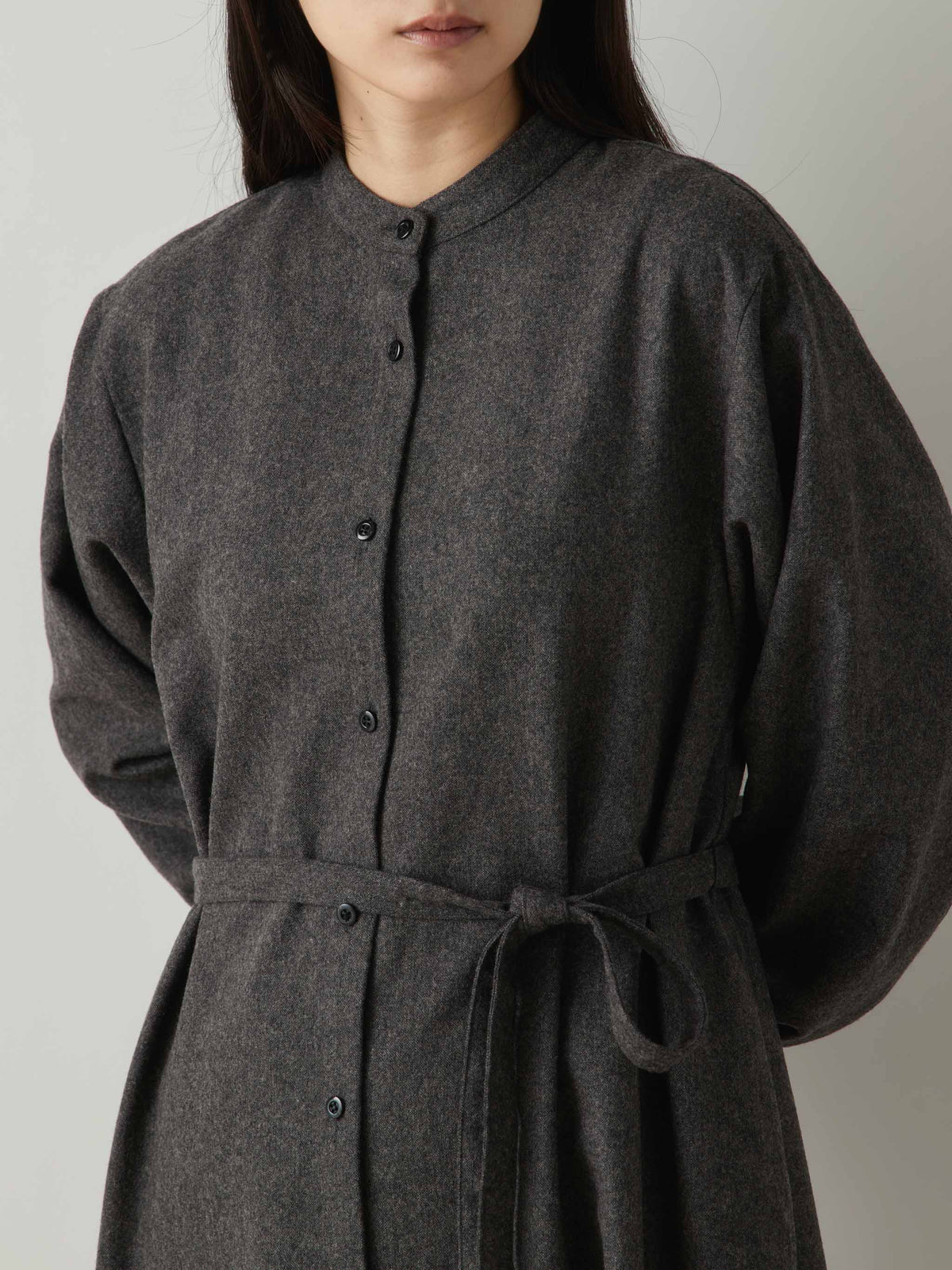 3-750260 stand collar coat one-piece