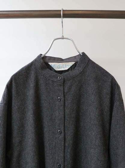 3-750260 stand collar coat one-piece