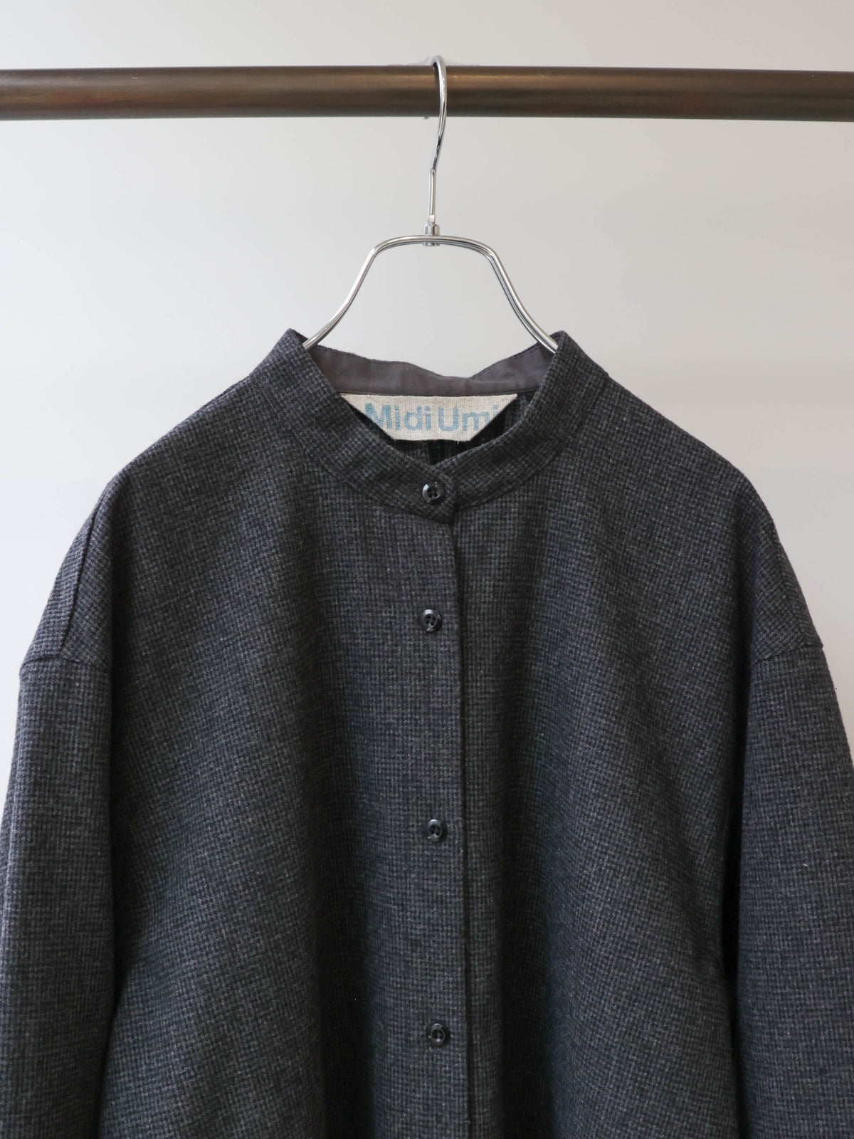 3-750260 stand collar coat one-piece