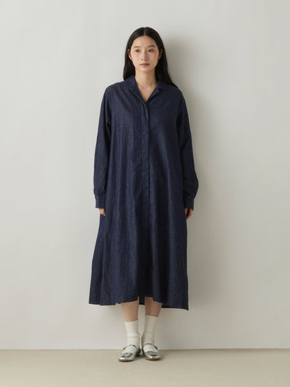 3-750261 denim coat one-piece