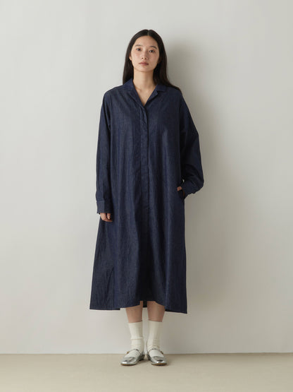 3-750261 denim coat one-piece