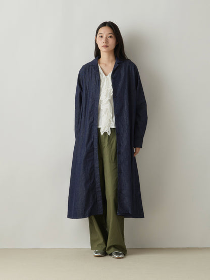 3-750261 denim coat one-piece