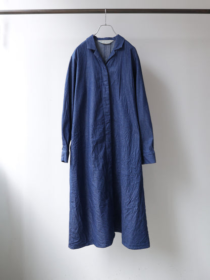 3-750261 denim coat one-piece
