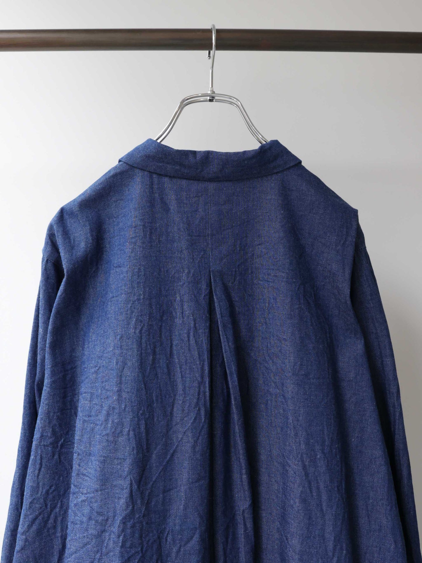 3-750261 denim coat one-piece