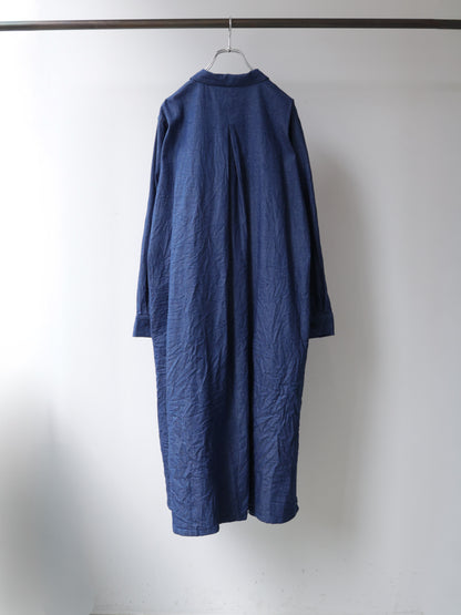3-750261 denim coat one-piece