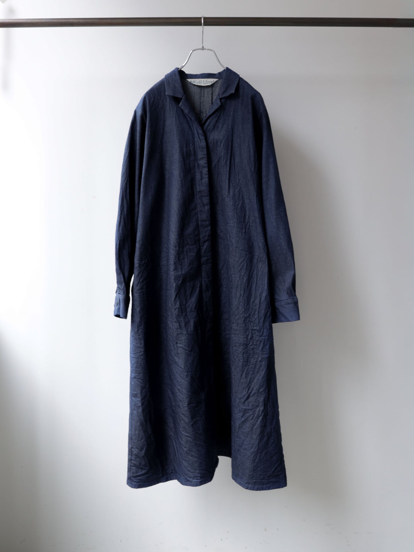 3-750261 denim coat one-piece