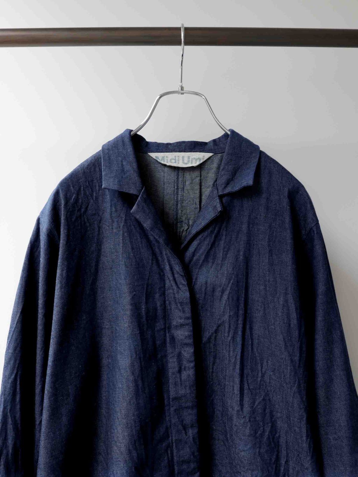3-750261 denim coat one-piece