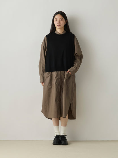 3-750269 work shirt coat one-piece