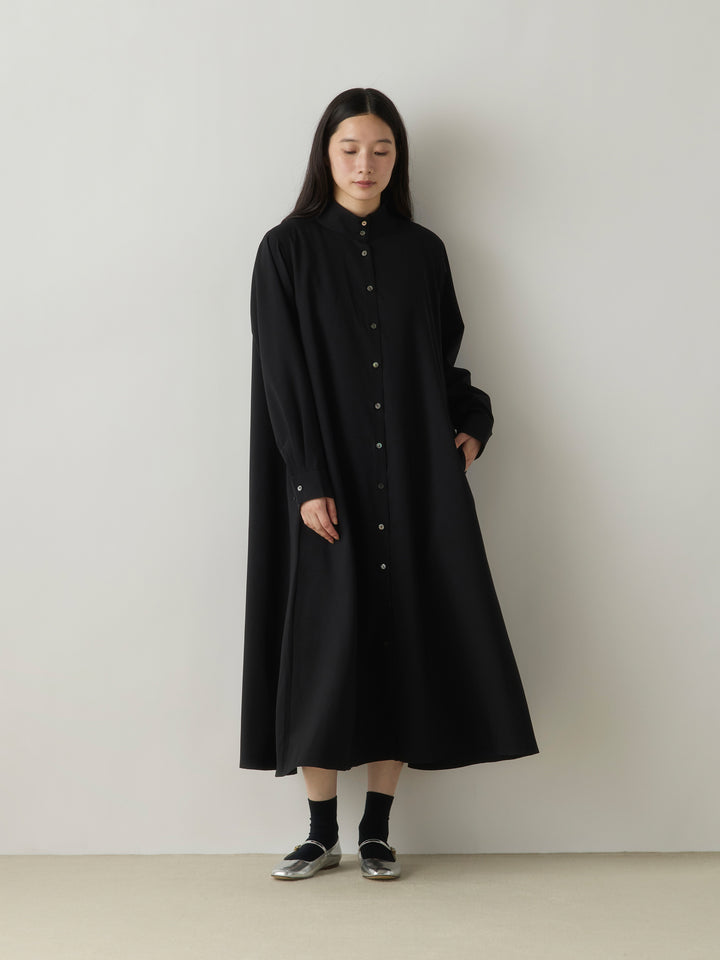 3-750306 stand neck coat one-piece