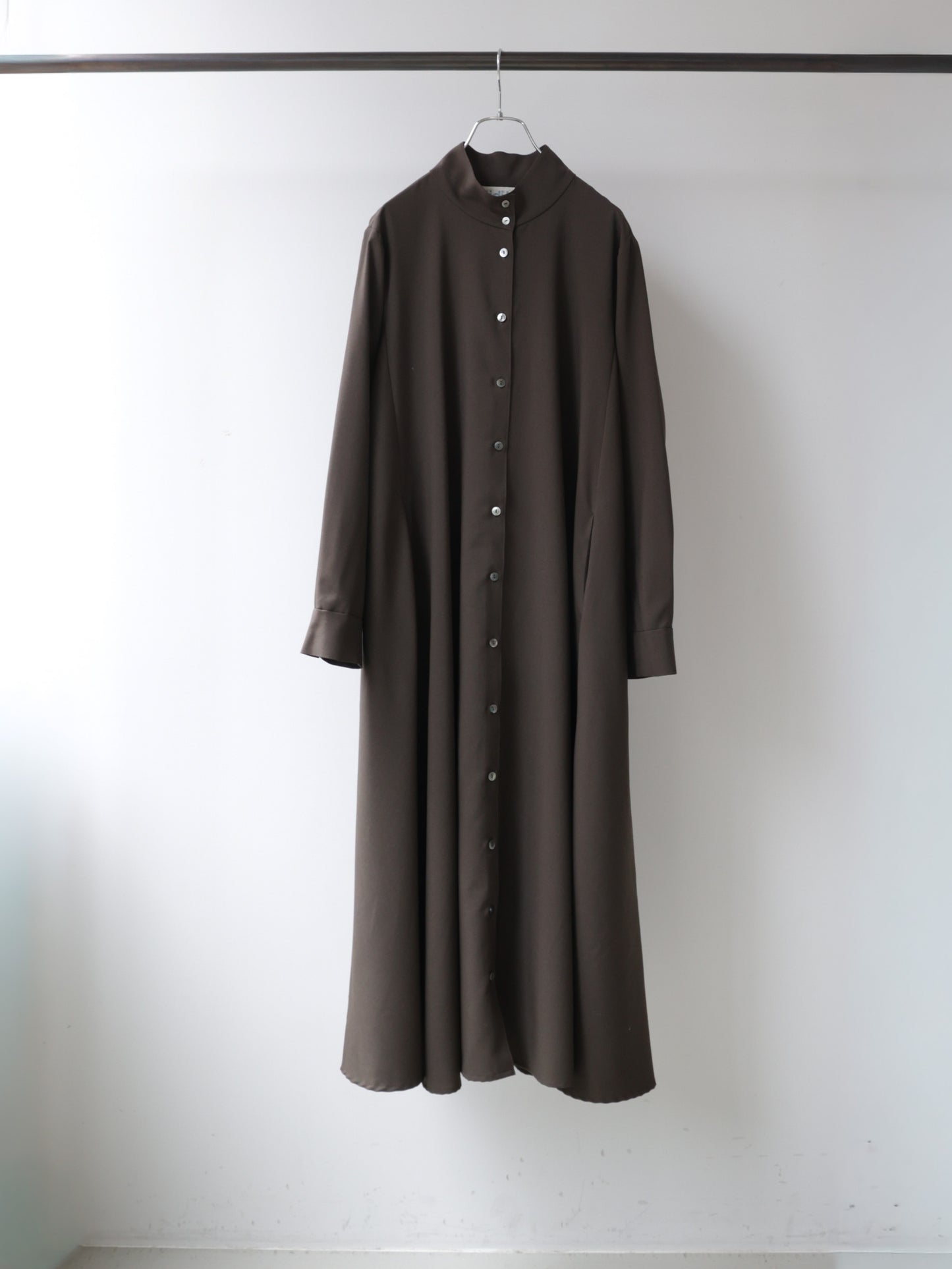 3-750306 stand neck coat one-piece
