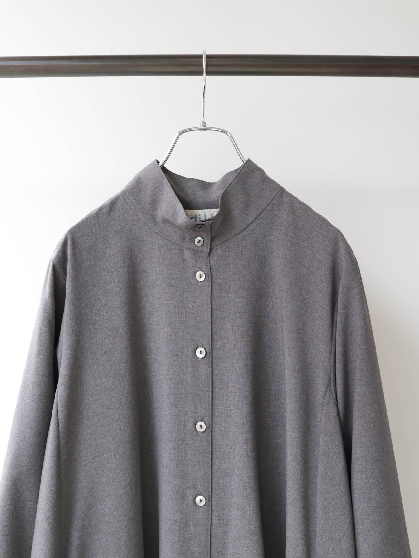 3-750306 stand neck coat one-piece